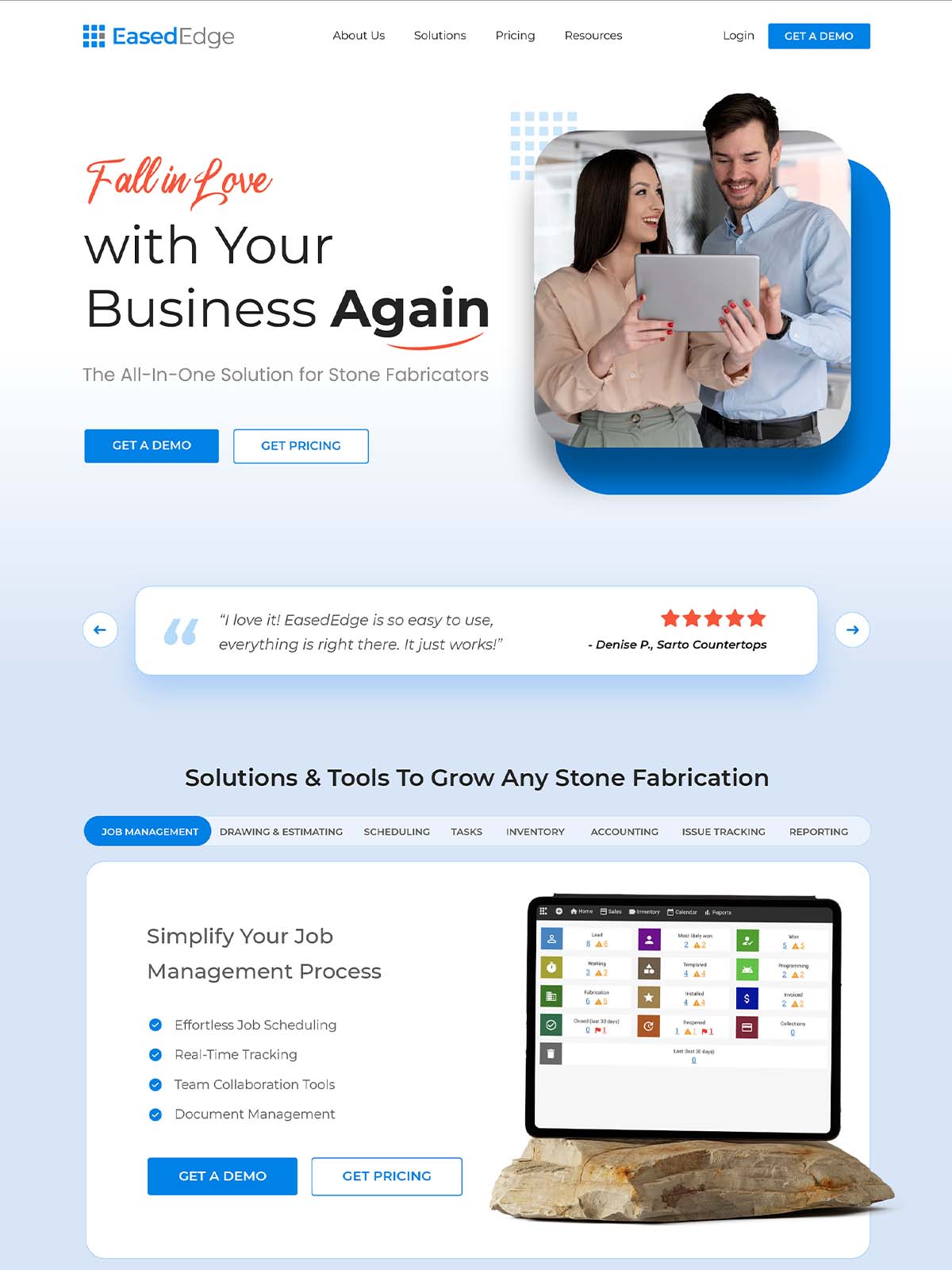 eCommerce and B2B Web Development Mockup